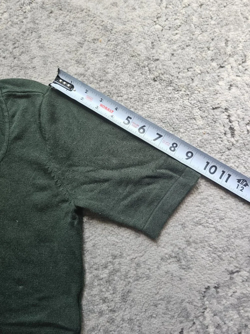 Seraphine Dark Green Knit Top Size 4